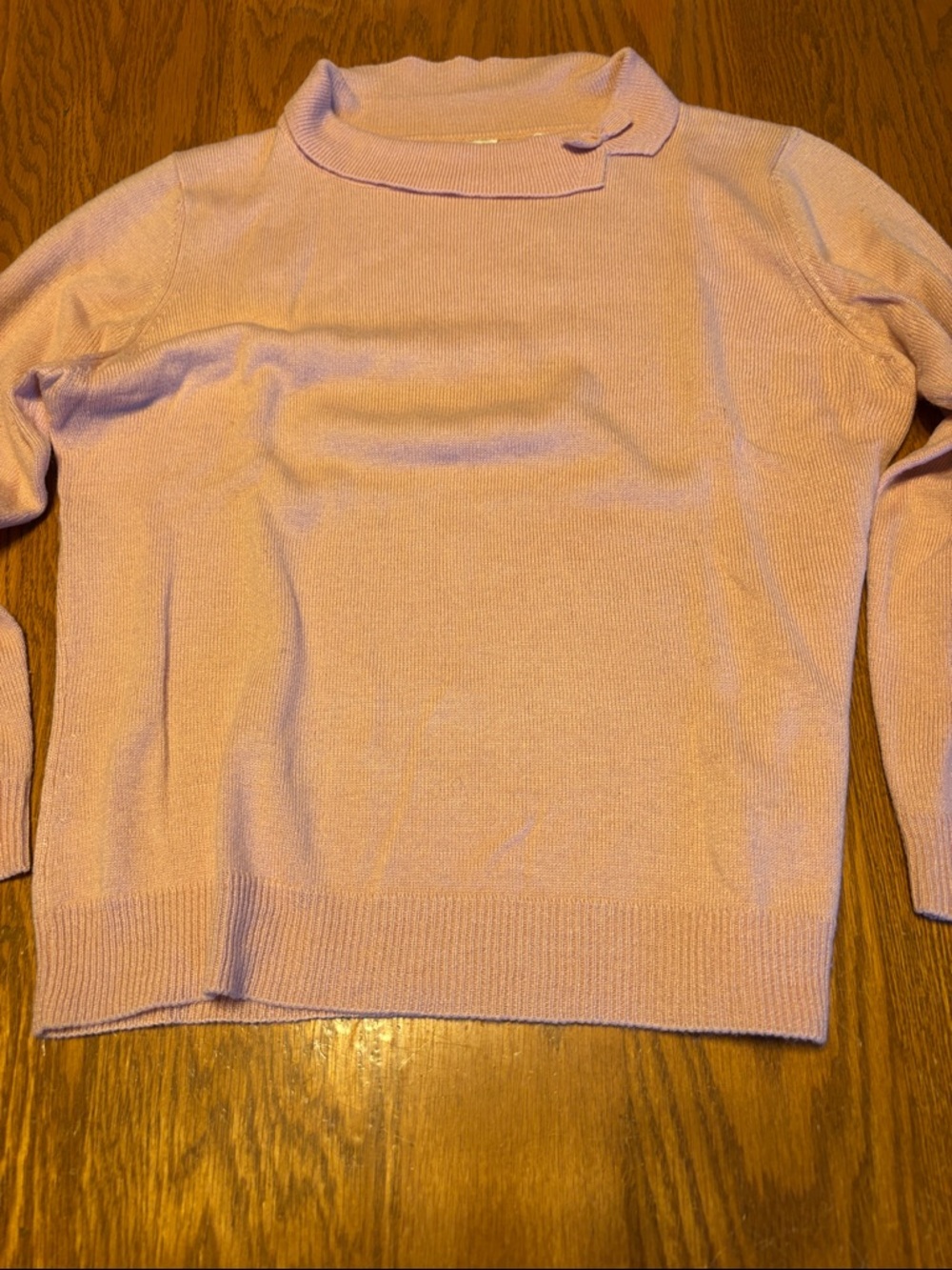 Silk mauve sweater